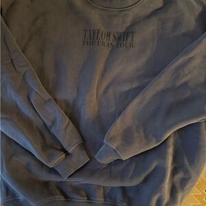 Taylor Swift Crewneck Sweater in Navy